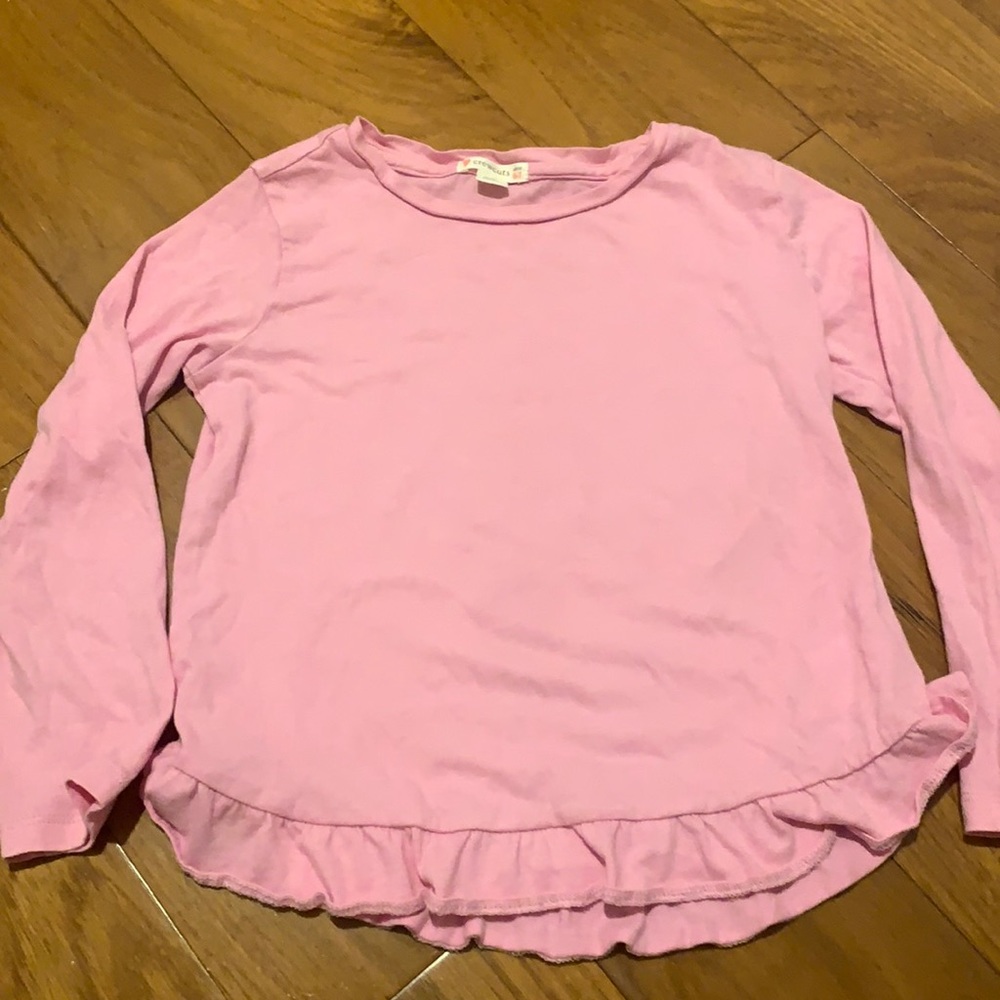Pink Crewcuts light weight ruffle tee